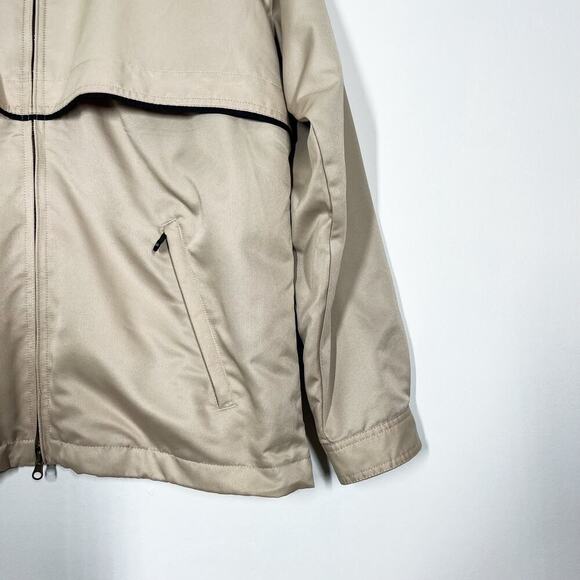 Cutter & Buck Ladies Golf Windbreaker Jacket Sz M Beige Front Zip Casual Outdoor - Picture 3 of 12